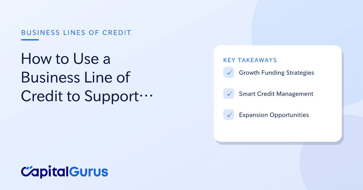 Business owner using a line of credit for growth strategies including marketing, hiring, and technology upgrades