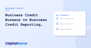 Comparison of a business credit bureau and a business credit reporting agency in an office setting