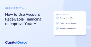 Small business owners reviewing accounts receivable financing options to improve cash flow
